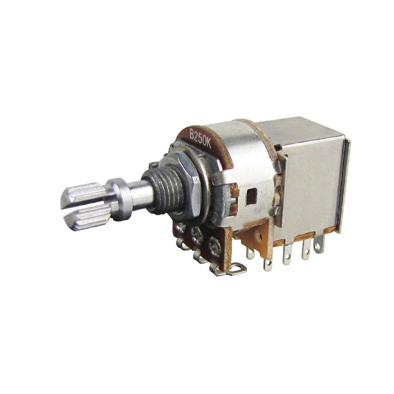 FLEOR 2pcs Push Pull Guitar Pots Short 15mm Split Shaft B250K Linear Taper Potentiometers - Image 4